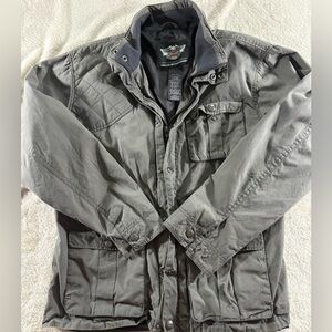 Harley-Davidson Men's Black Chore Jacket (L)